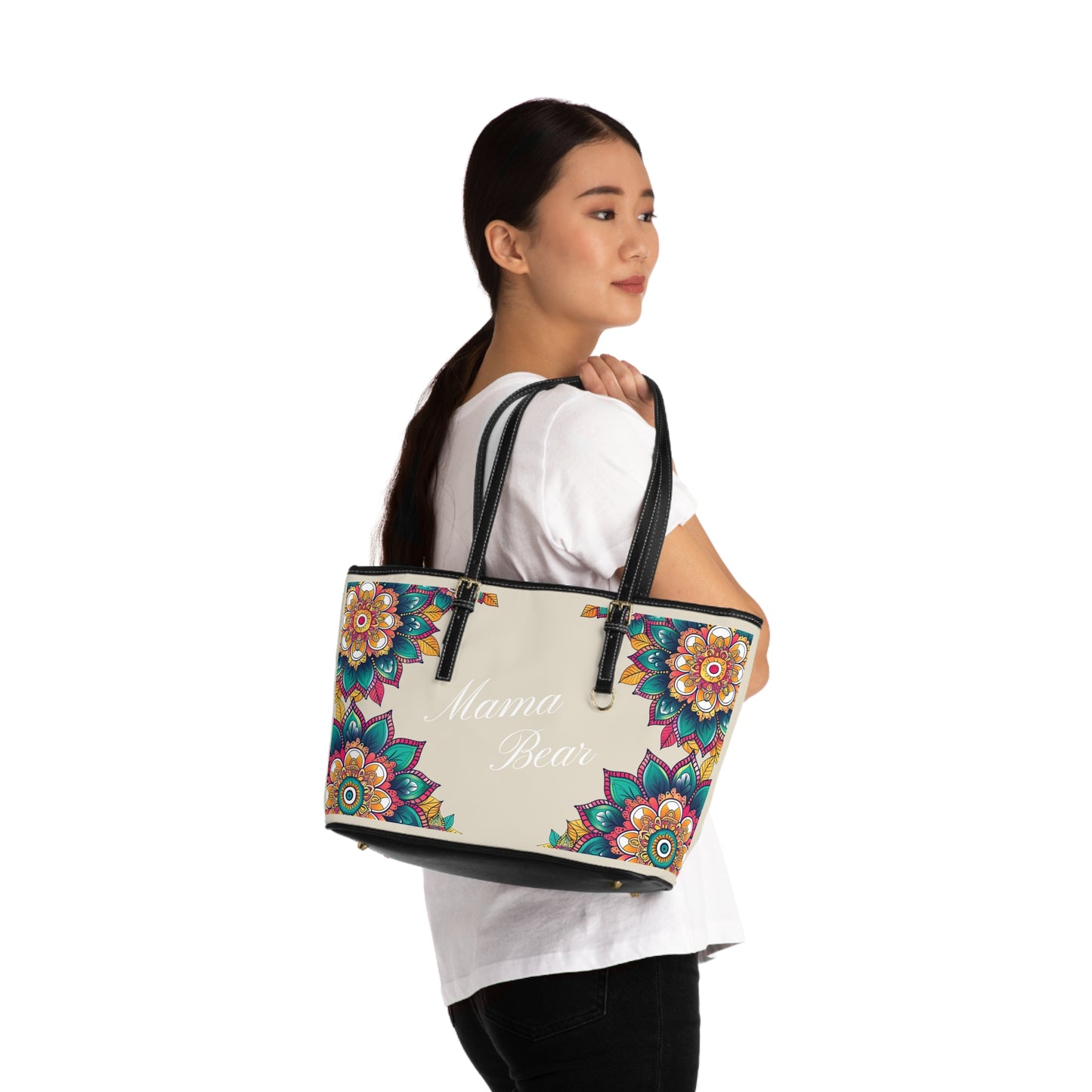 Women Leather Shoulder Bag in Sand