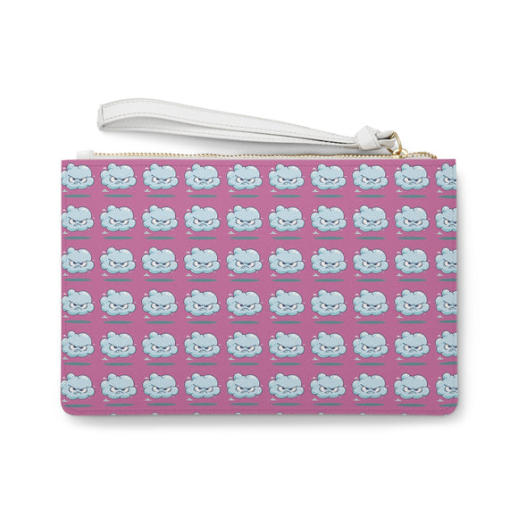 Grumpy Clutch Bag in pink