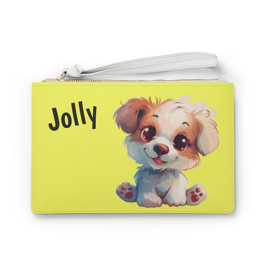 Jolly Clutch Bag in yellow