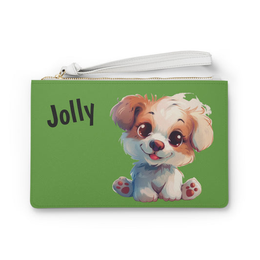 Jolly Clutch Bag in Green