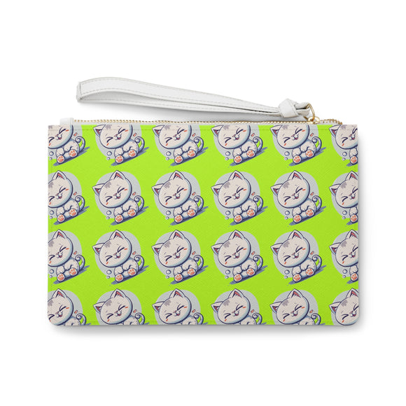 Funny Clutch Bag in lime