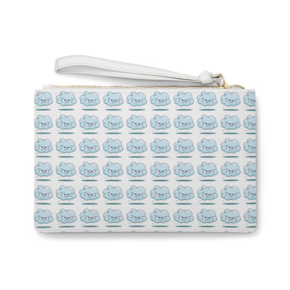 Grumpy Clutch Bag in white