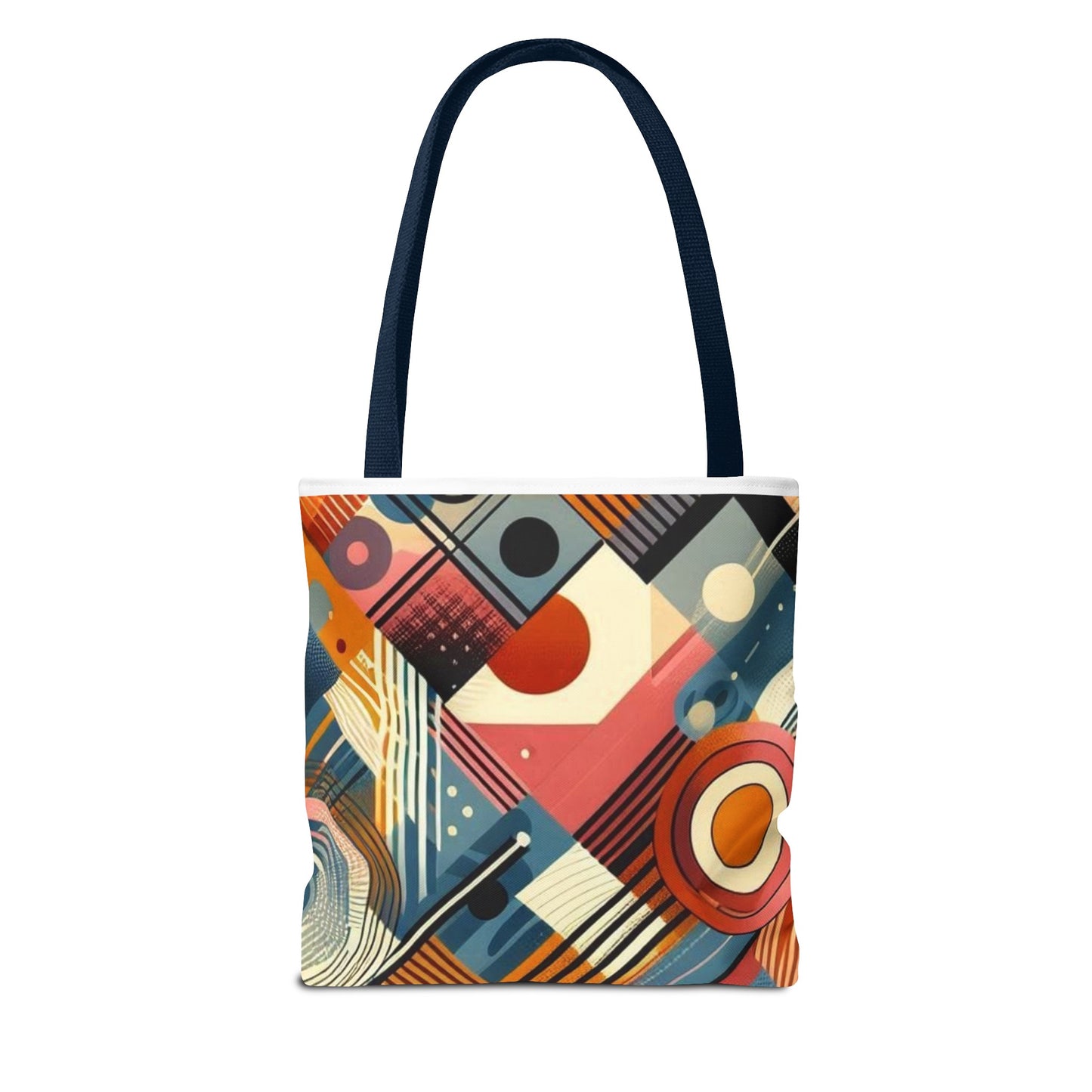 Vibrant rainbow colorful tote bag