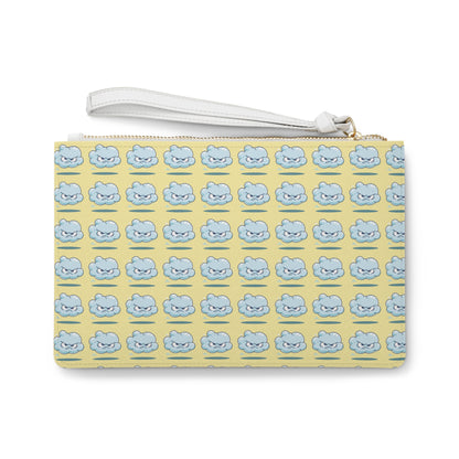 Grumpy Clutch Bag in yellow