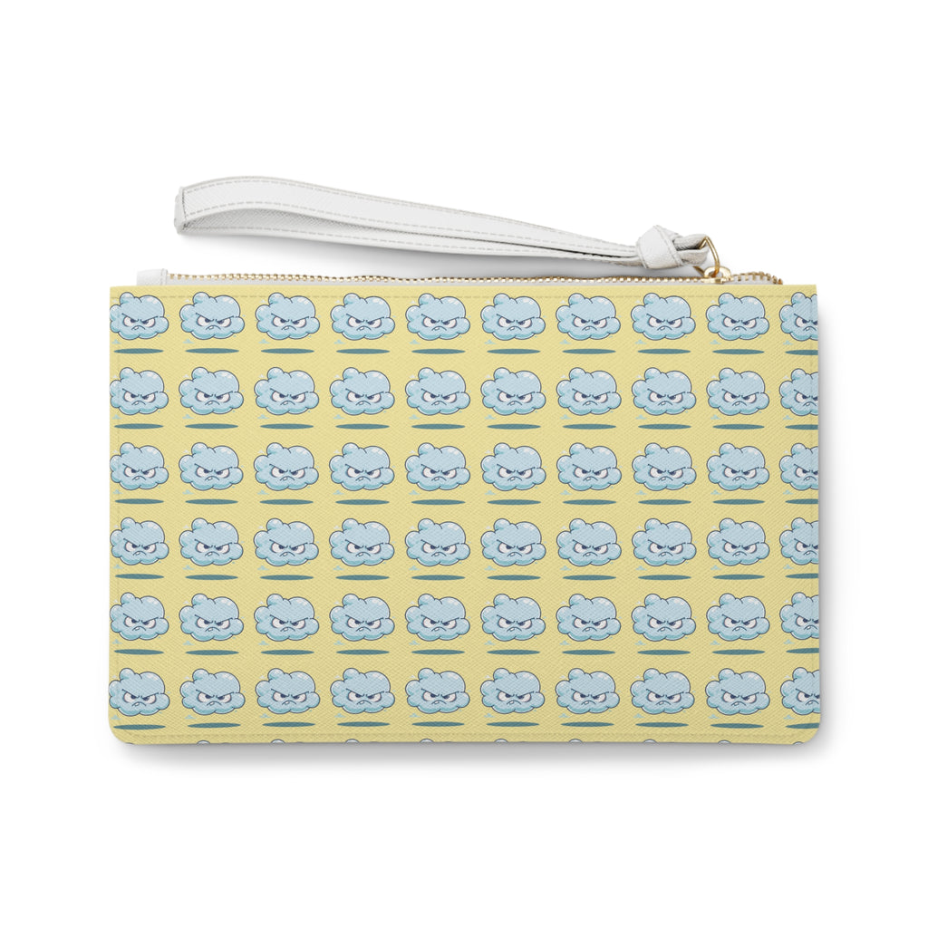 Grumpy Clutch Bag in yellow